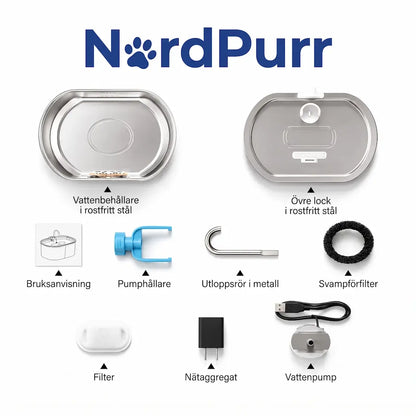 NordPurr™ Kattfontän
