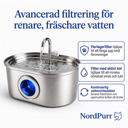 NordPurr™ Kattfontän